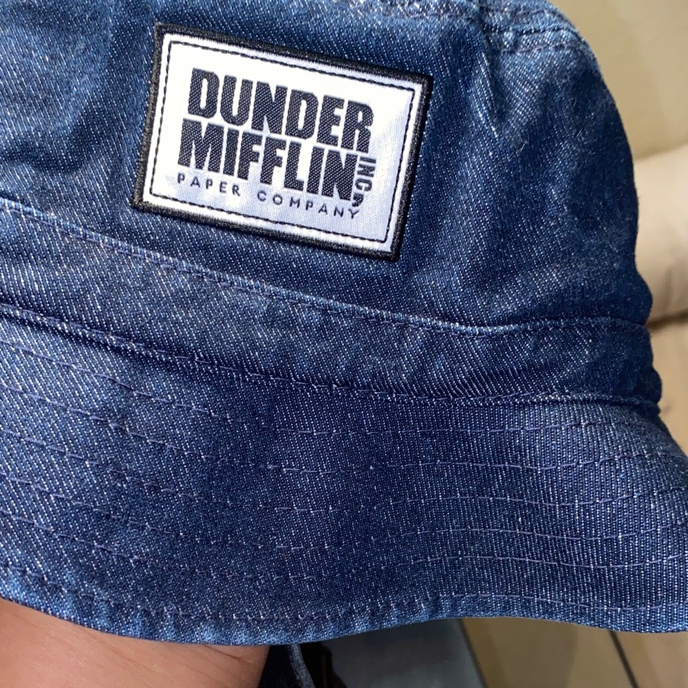 Concept One The Office Dunder Mifflin dark blue Denim Bucket Hat